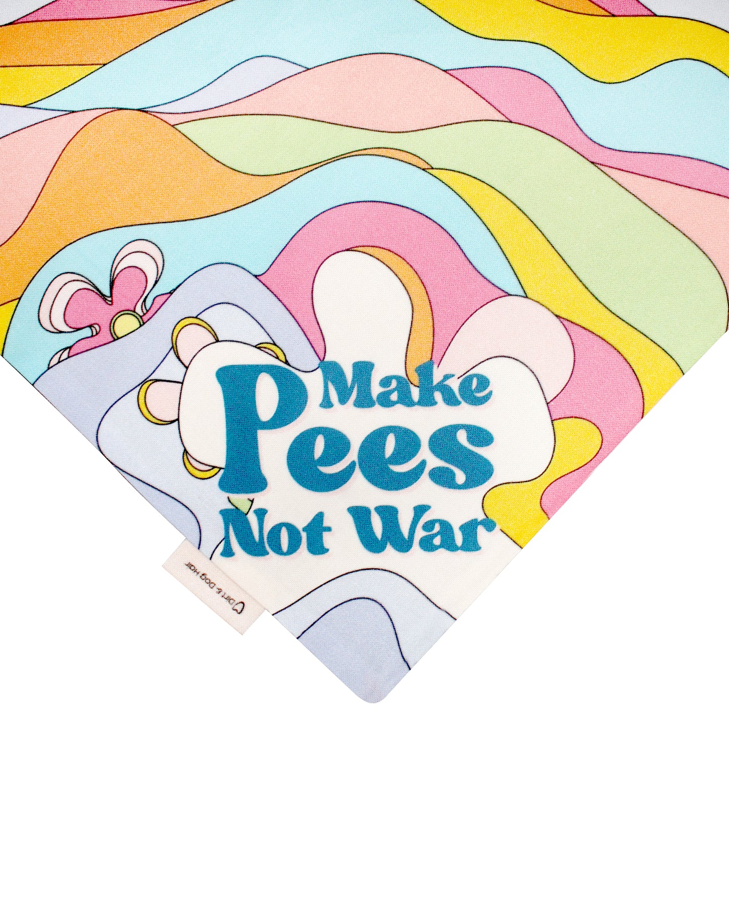 Make Pees Not War - Eco-Friendly Cotton Bandana
