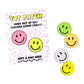 Smiley Face - Upcycled Sew On Dog Toy Patch (Pack of 2, colors randomized)