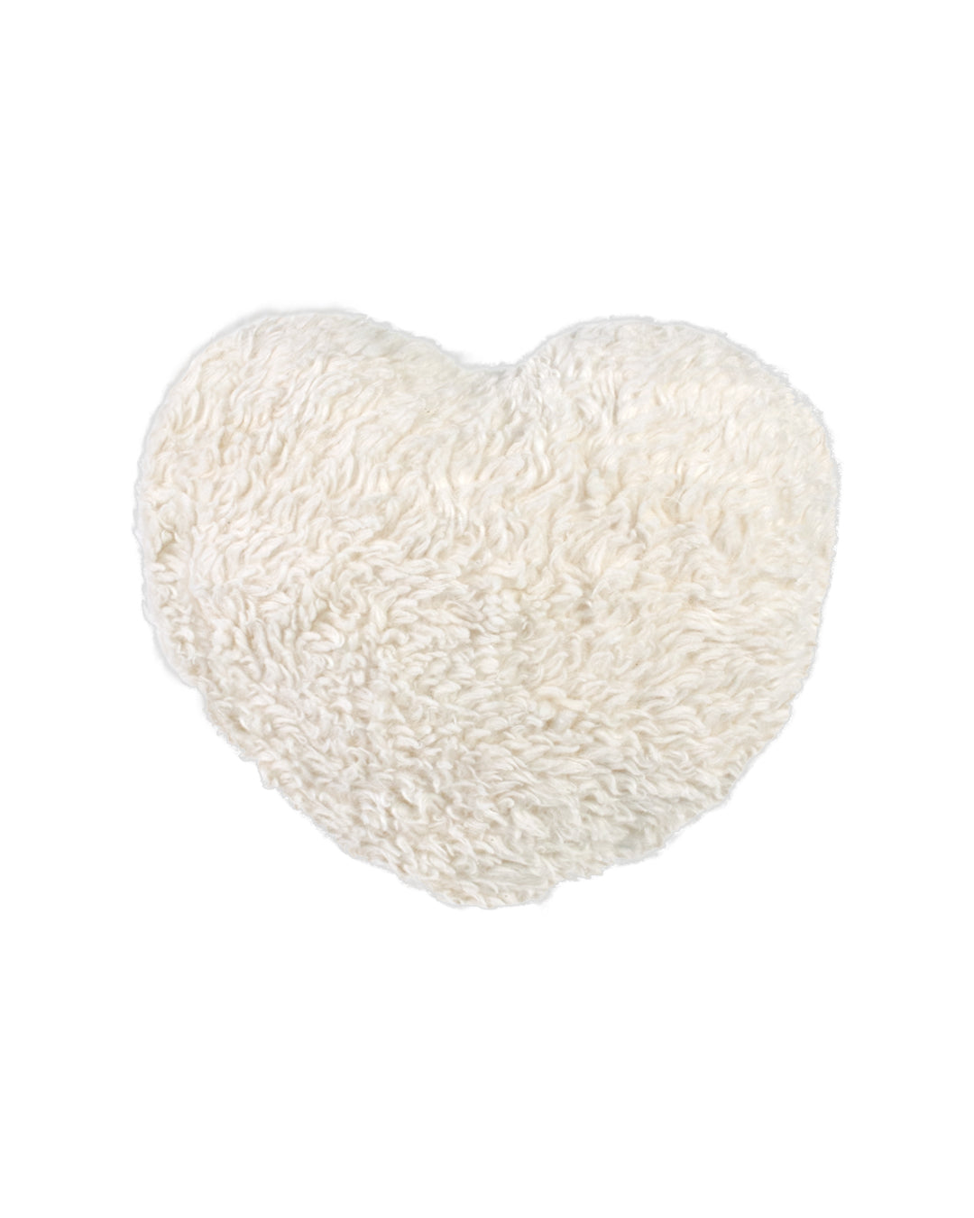 Back of Eco-friendly dog toy shaped like an avocado that’s in the shape of a heart. Made with durable canvas and plush cotton sherpa. All materials are non-toxic and vegan-friendly. 